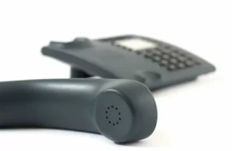 Telefone fixo sem fio.